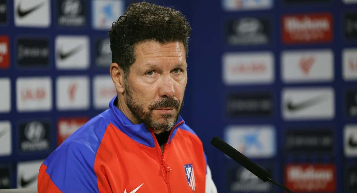 Diego Pablo Simeone en rueda de prensa. /EFE