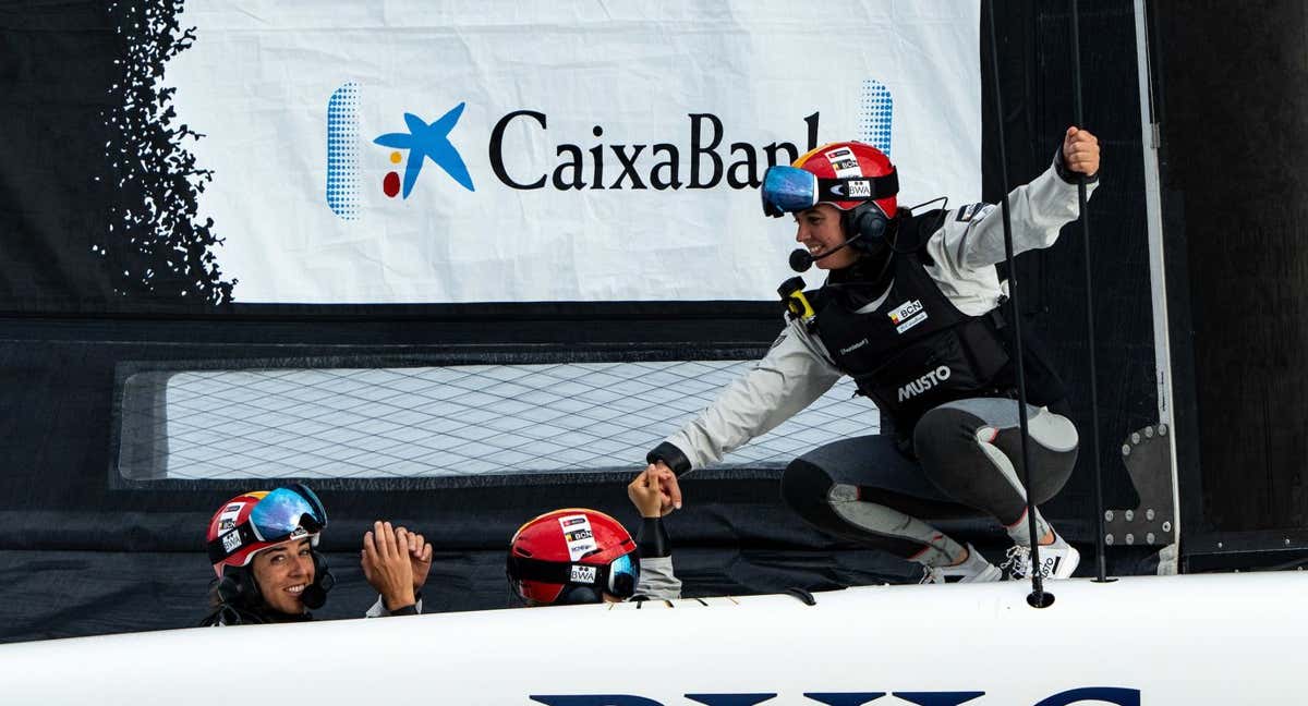 Paula Barceló (izda) y María Cantero (dcha) en la Copa América. /SAIL TEAM BCN