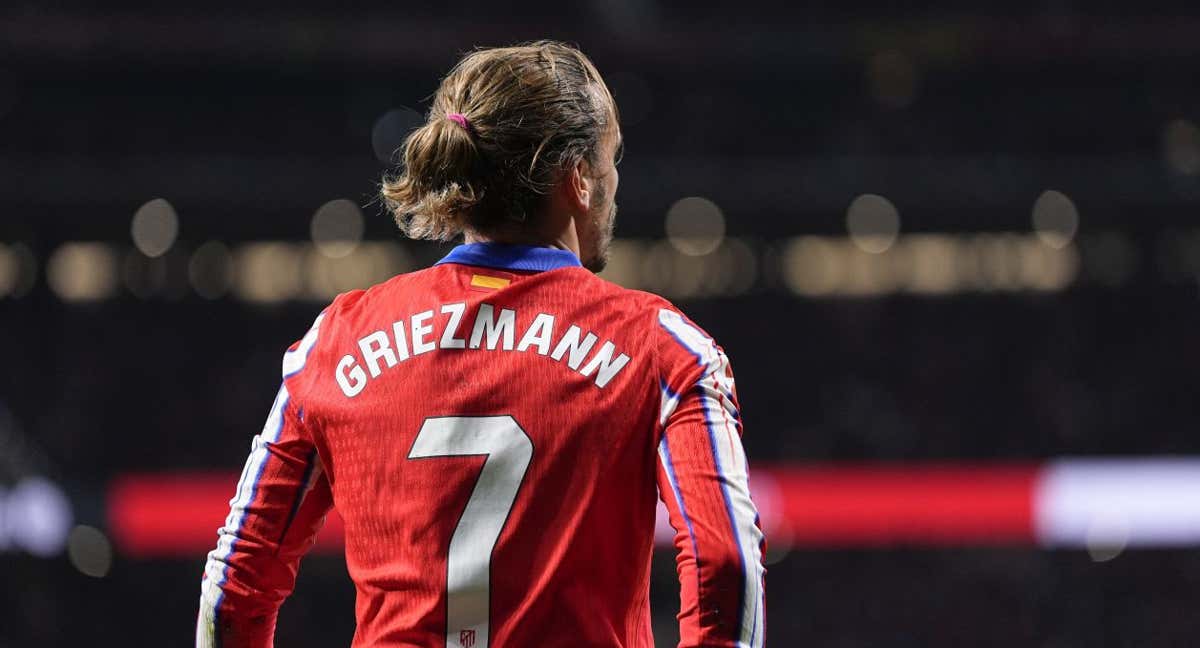 Antoine Griezmann, durante un partido con el Atlético de Madrid esta temporada. /EP