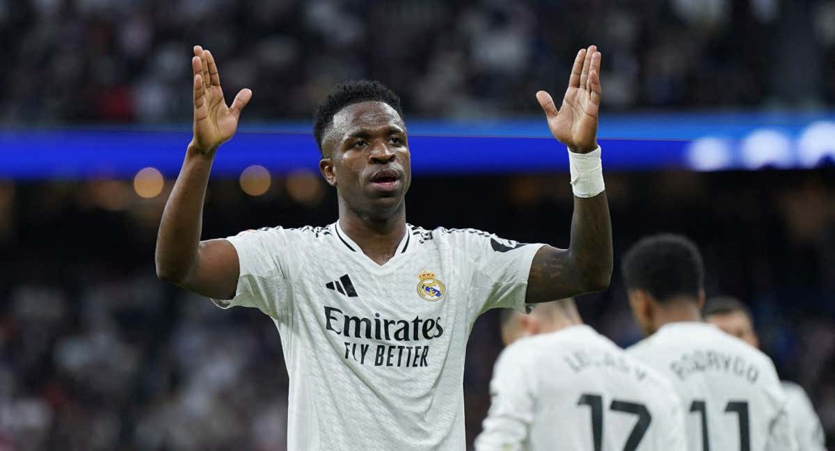 Vinicius Jr., gran figura del Real Madrid de Carlo Ancelotti.