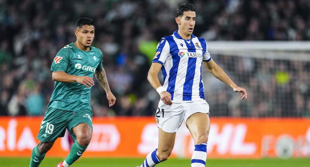Nayel Aguerd, en el último partido de Liga.