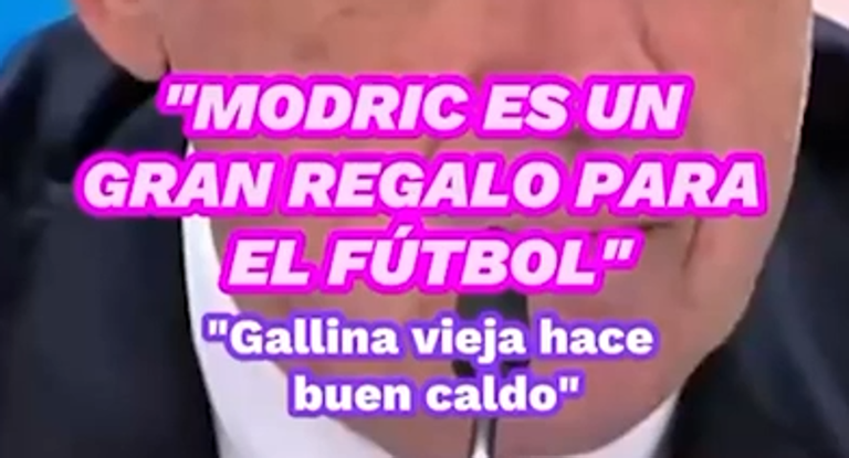 Carlo Ancelotti bromeó con una pregunta sobre Luka Modrić.