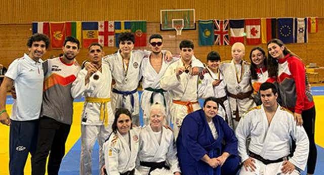 Lluvia de medallas para los judokas ciegos españoles en el Open de Heidelberg