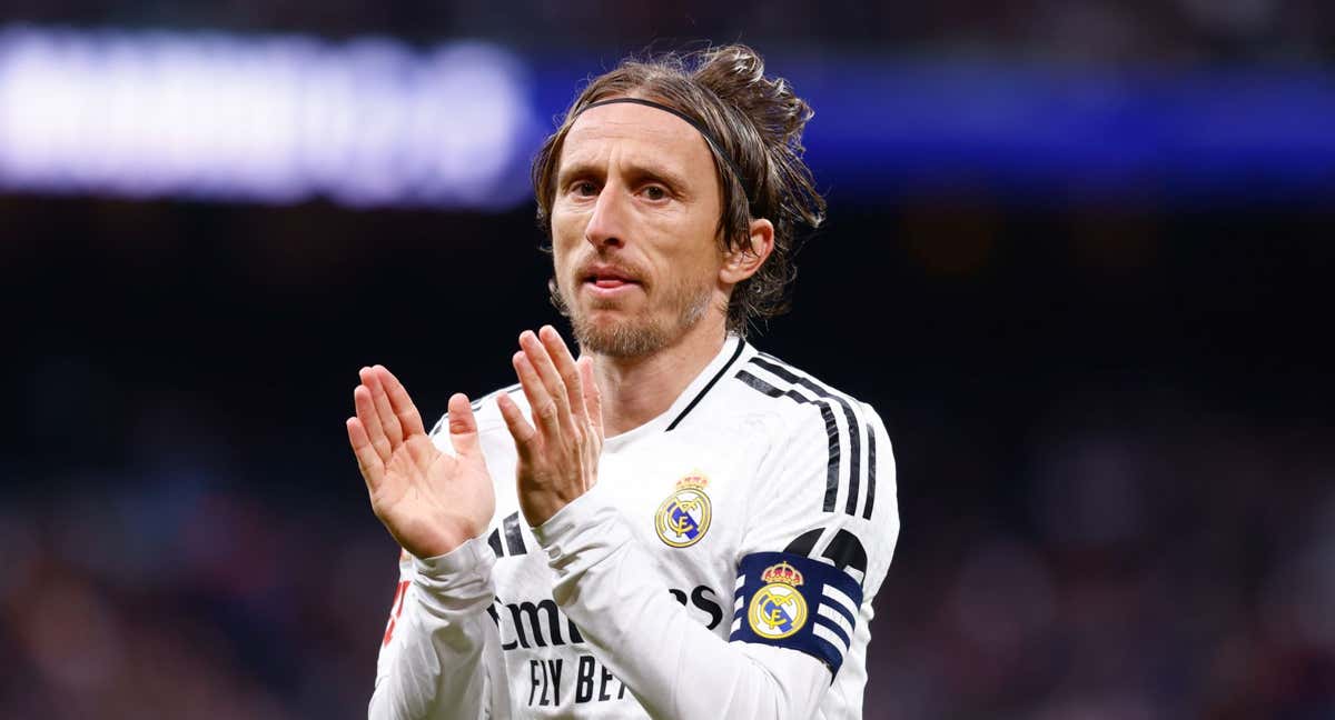 Luka Modric durante el Real Madrid-Girona de LaLiga./EP