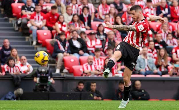 El golazo de Sancet, el 14º que anota en LaLiga este curso. EFE