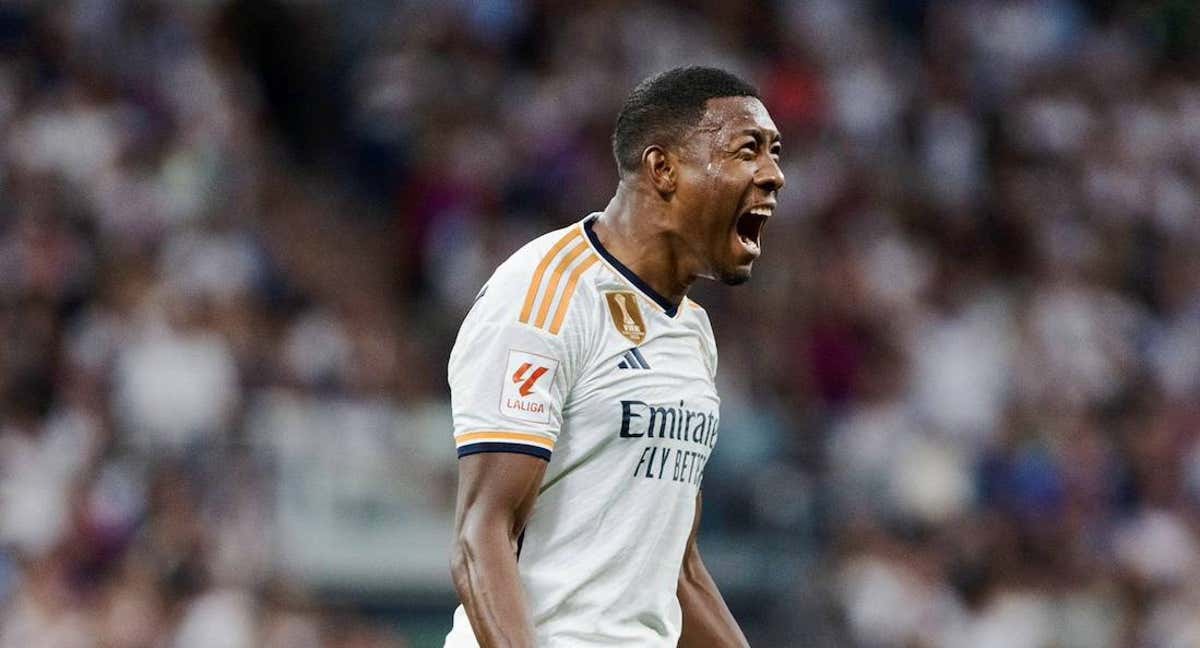 Alaba, con el Real Madrid./EFE