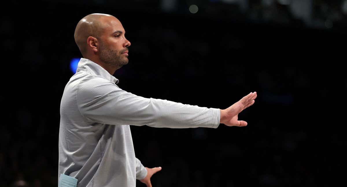 Jordi Fernández, técnico de los Nets./AFP