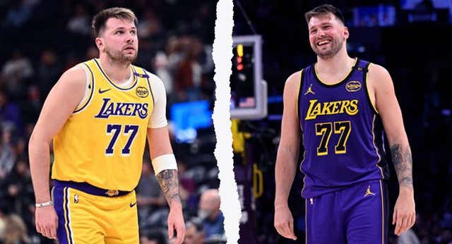 Dos imágenes que explican el espectacular cambio físico de Luka Doncic en dos semanas en los Lakers: «Le gustaban la cerveza y las cachimbas»