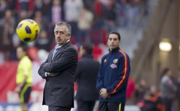 Manolo Preciado, durante su etapa en el Sporting.  EFE