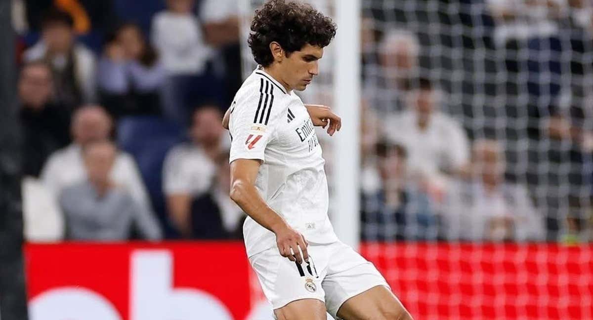 Jesús Vallejo, durante un partido esta temporada. /Instagram