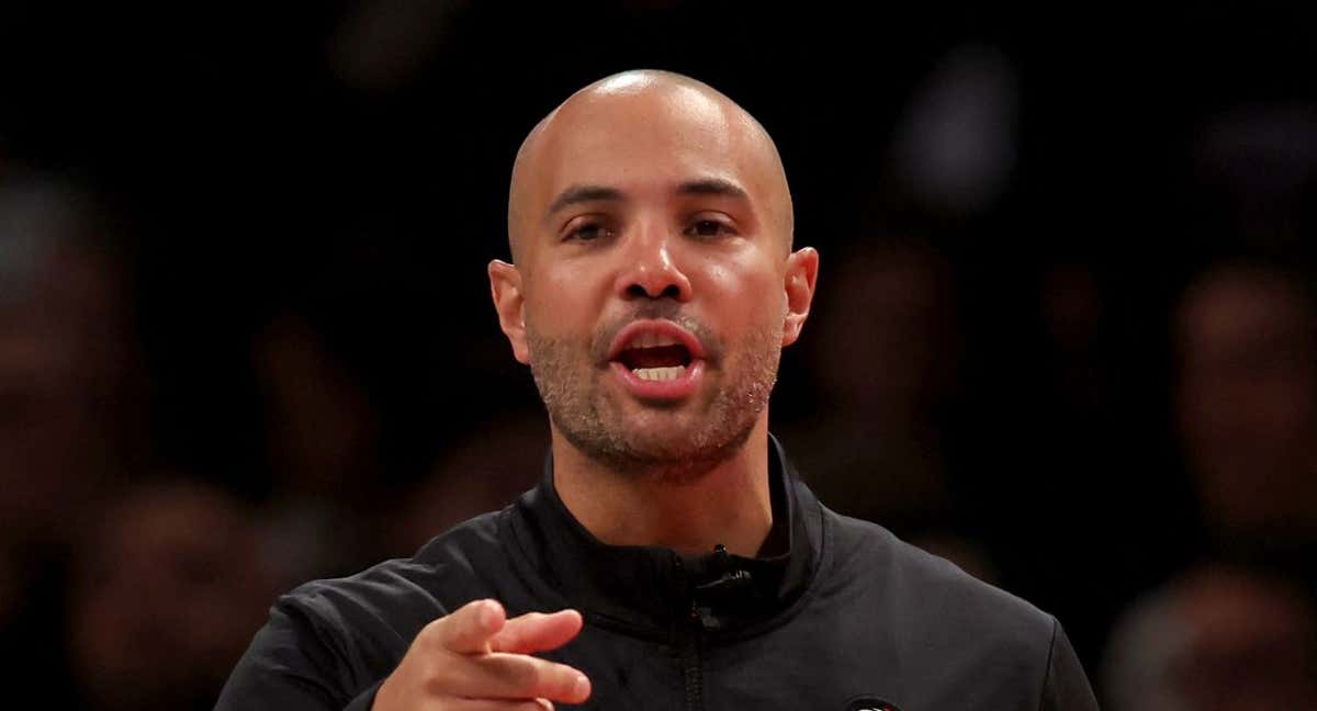 Jordi Fernández, técnico español de los Brooklyn Nets./AFP