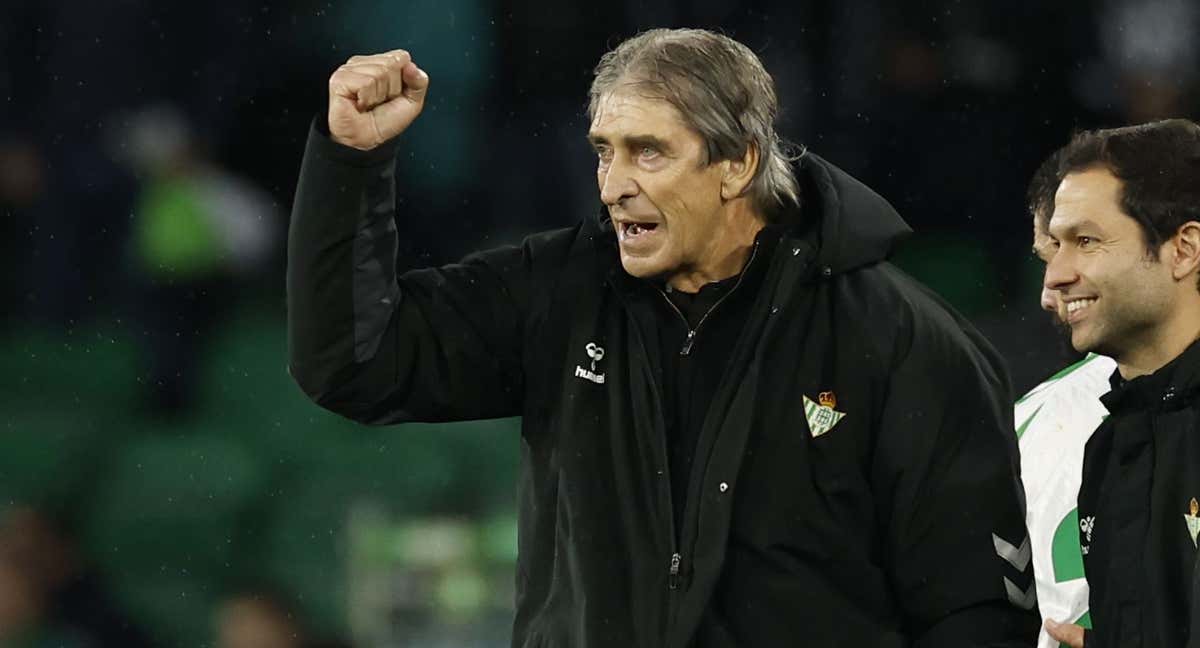 Manuel Pellegrini celebra la victoria del Betis./EFE