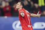 Ante Budimir se inscribe con letras doradas en la historia de Osasuna un año después de pedir perdón tres veces