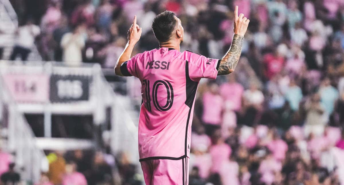 Leo Messi, en un partido con el Inter Miami./