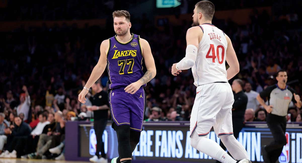 Doncic, durante el partido contra los Clippers./AFP