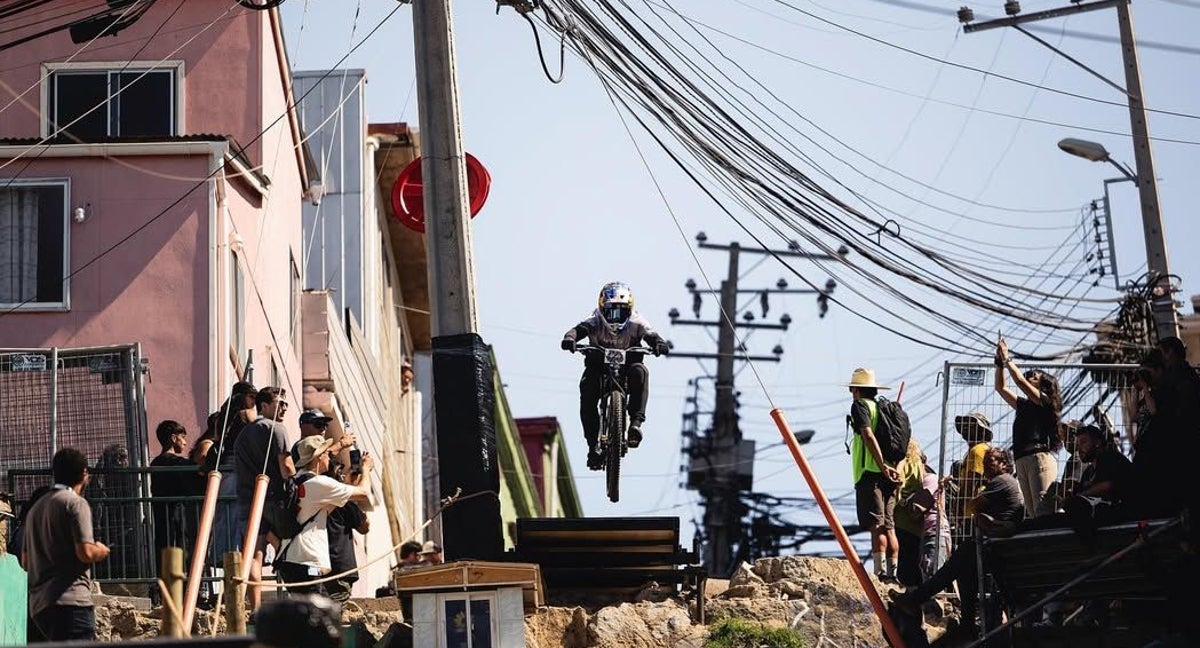 Tomas Slavik, ganador en la prueba de Valparaíso.