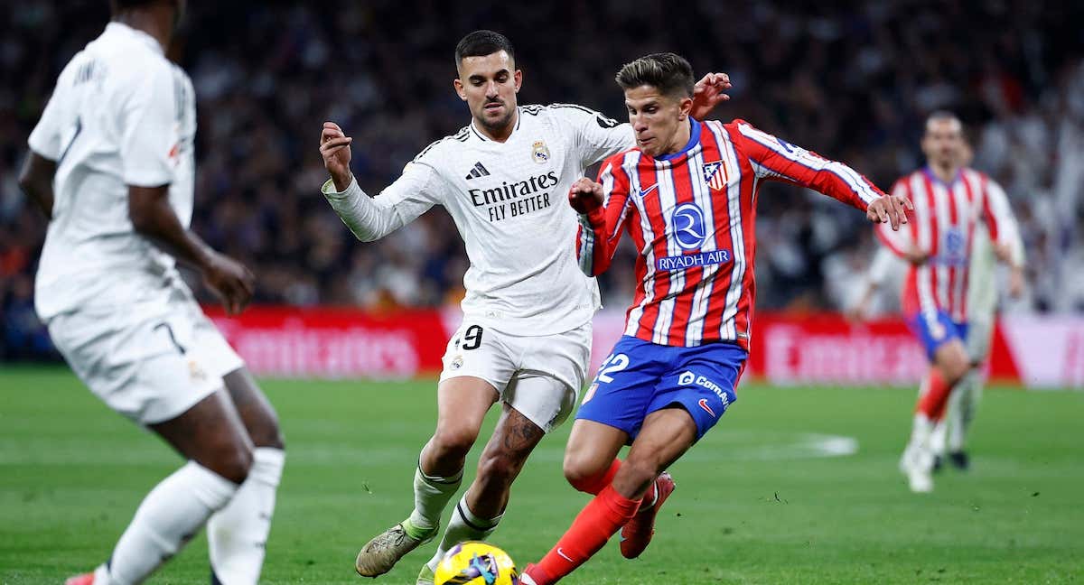 Derbi madrileño entre Real Madrid y Atlético de Madrid. /REUTERS