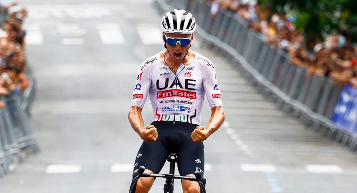 Jan Christen, del UAE Team Emirates, vencedor de la Clásica Ordizia en 2024.