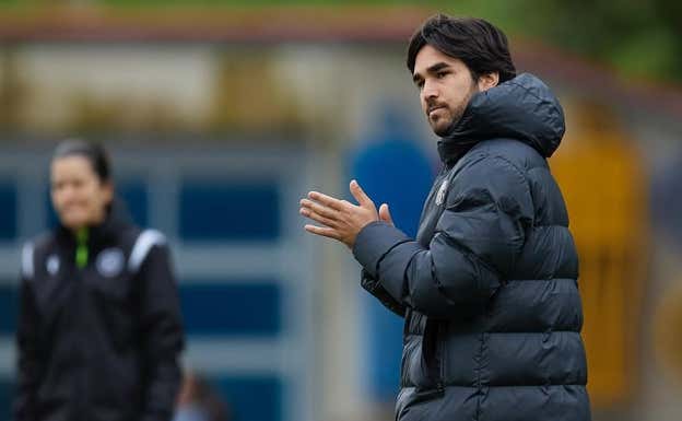Pere Romeu durante un partido.  FC BARCELONA FEMENÍ