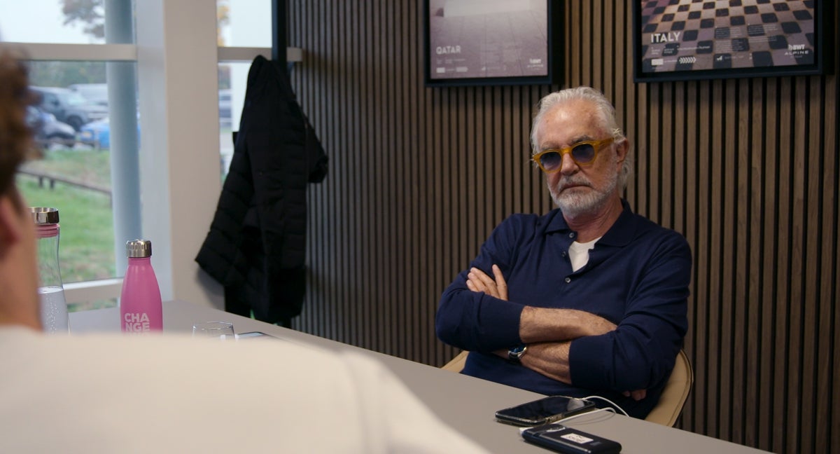 Briatore firmó en junio como asesor de Alpine.