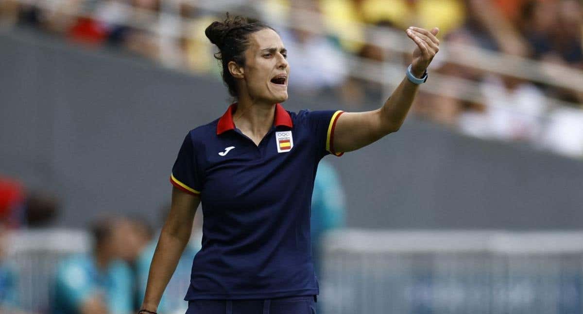 Montse Tomé, durante los JJOO.
