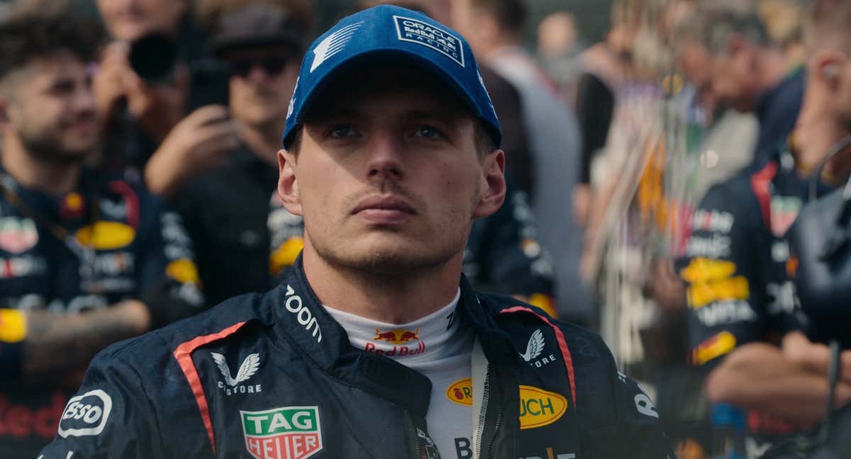 Verstappen, en una escena de la temporada./NETFLIX