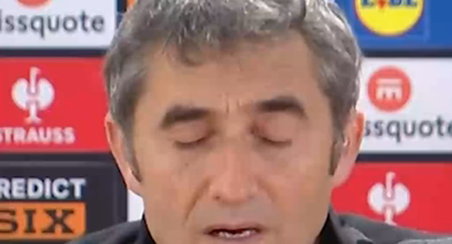Valverde se muerde la lengua en sala de prensa con el árbitro…