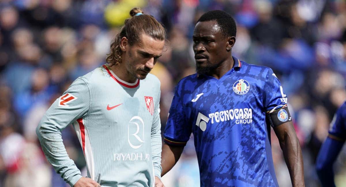 El francés Griezmann no realizó un buen partido ante el Getafe. /REUTERS