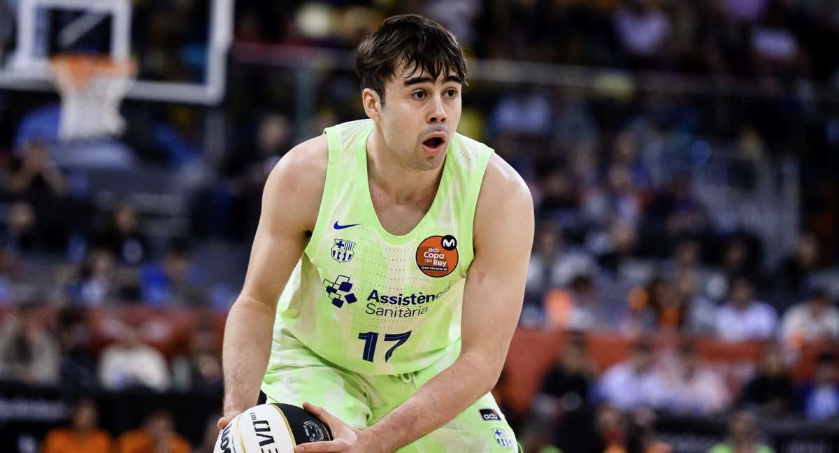 Juan Núñez, en un partido con el Barça./ACB Photo / David Grau