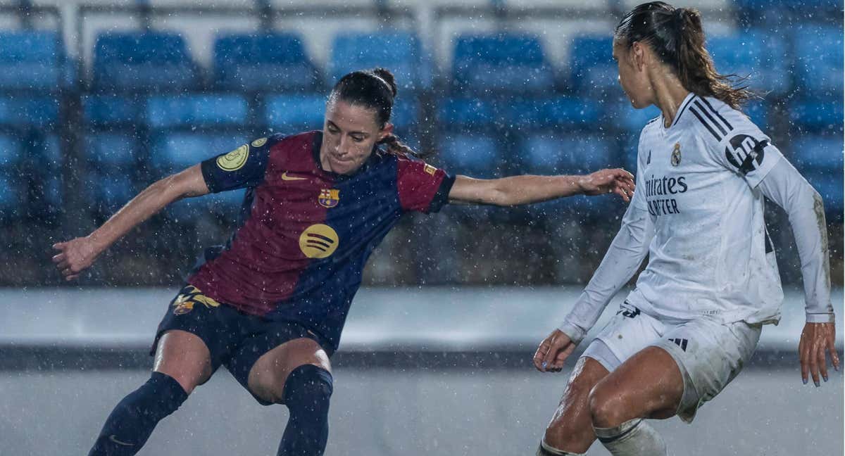 Ona y Lakrar durante el partido de ida. /FC BARCELONA FEMENINO