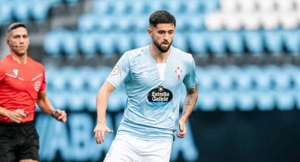 Jordi Escobar, actual futbolista del Celta Fortuna./Celta