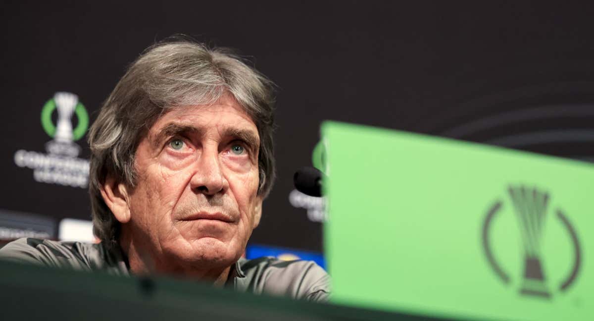 Manuel Pellegrini, en la conferencia de prensa./EFE