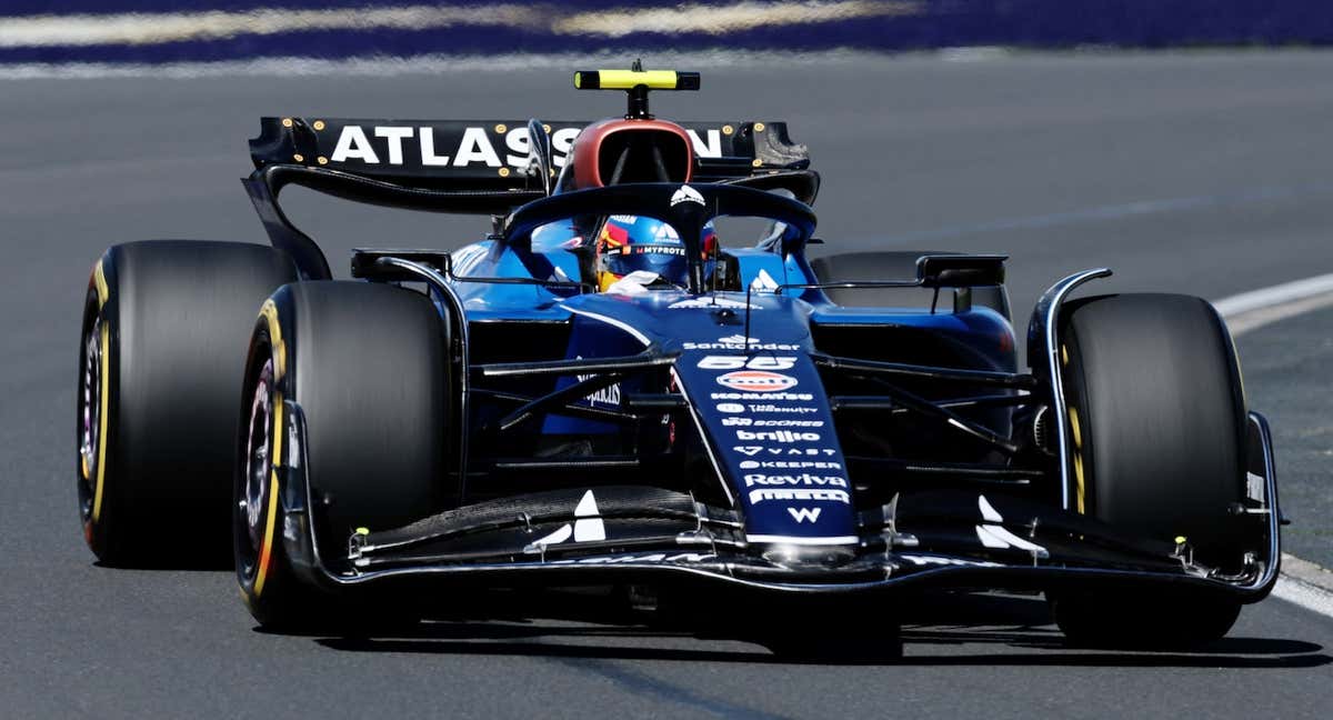 Carlos Sainz se estrena con el equipo Williams en el Gran Premio de Australia 2025./REUTERS