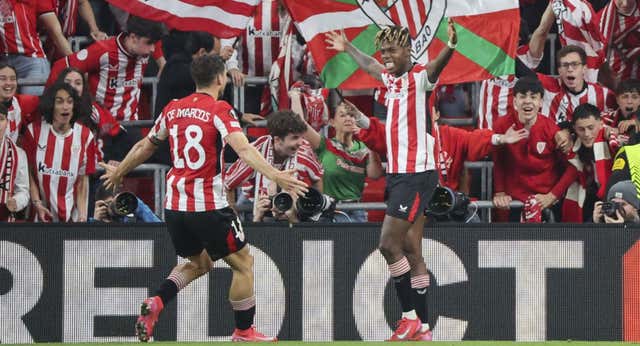 La noche para la que se quedó Nico Williams en Bilbao: “Era mi objetivo; vivir esto con mi gente”