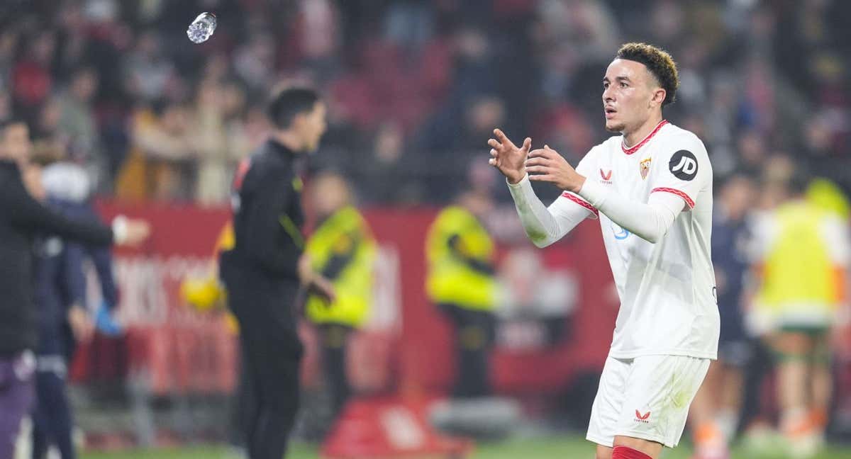 Rubén Vargas, en un partido con el Sevilla./EP