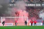 Suspendido el Montpellier-Saint Etienne por lanzamiento de bengalas