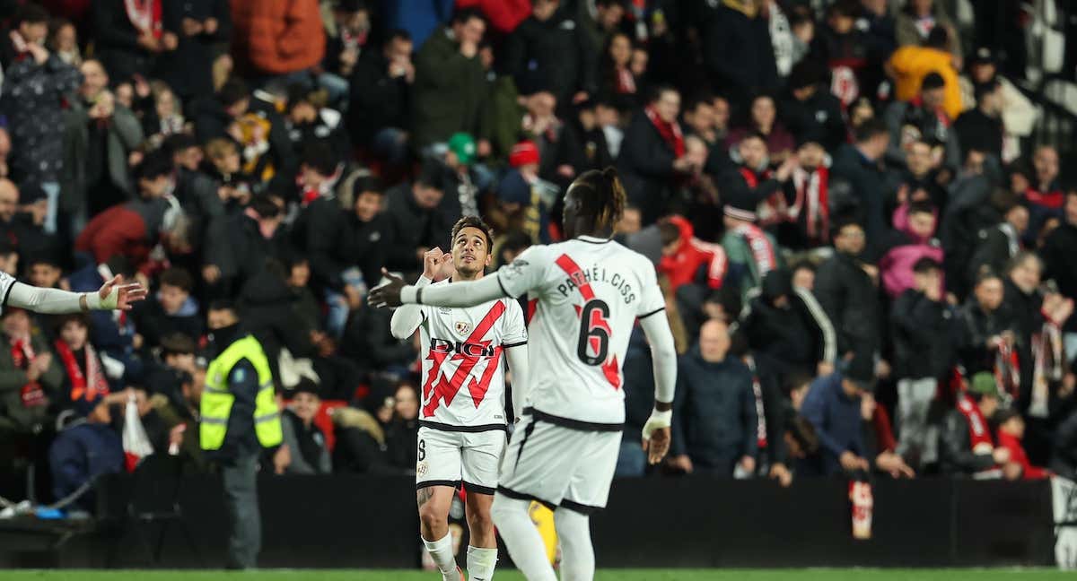 Trejo celebra su gol ante la Real Sociedad./EP