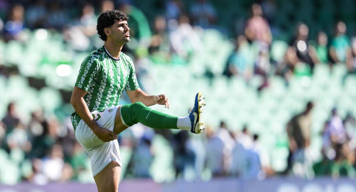 Johnny Cardoso, en un partido del Betis./EP