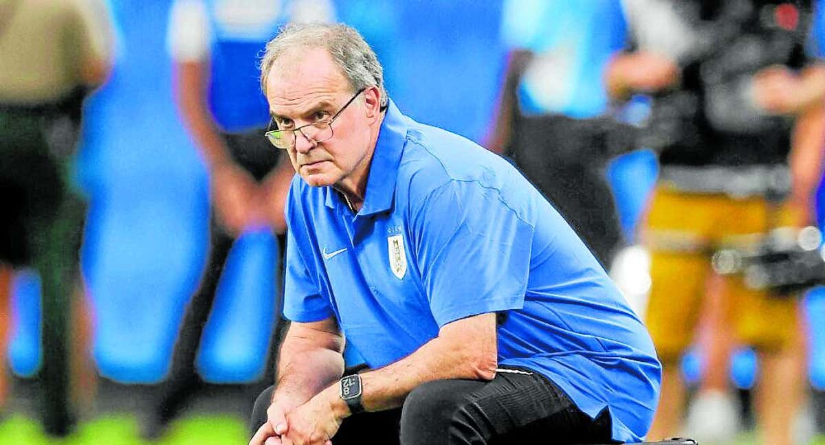 Bielsa, en un partido./AFP