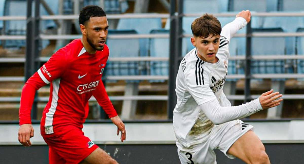 Un lance del juego del último Real Madrid-AZ Alkmaar.
