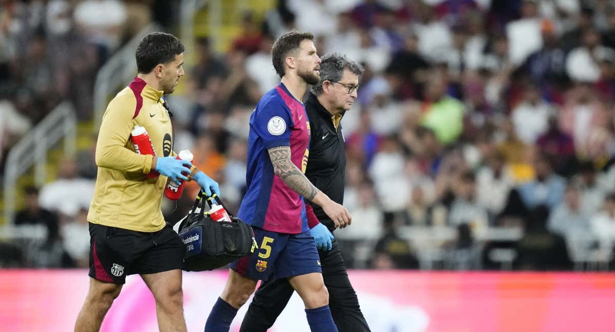 La última lesión de Iñigo fue durante la Supercopa./AFP