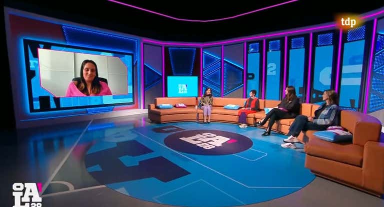 Emisión del programa Objetivo Los Ángeles en Teledeporte.