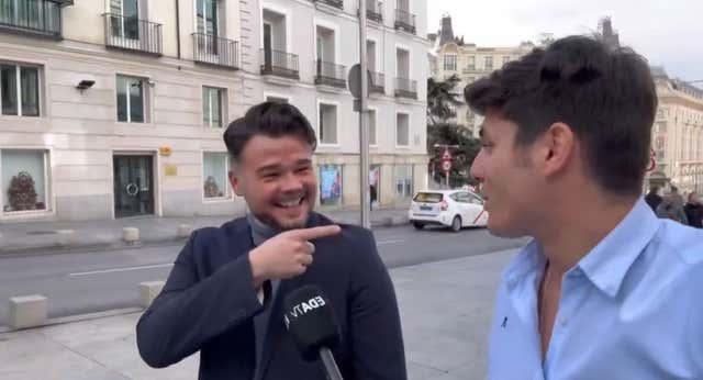 «El mejor programa deportivo» para Gabriel Rufián, con el que regateó a Vito Quiles: «¿Qué interés tiene la rotonda de Valdebebas?»