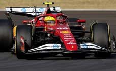 Primera alegría de Lewis Hamilton con Ferrari y doble chasco para Fernando Alonso y Carlos Sainz, ambos fuera del top diez
