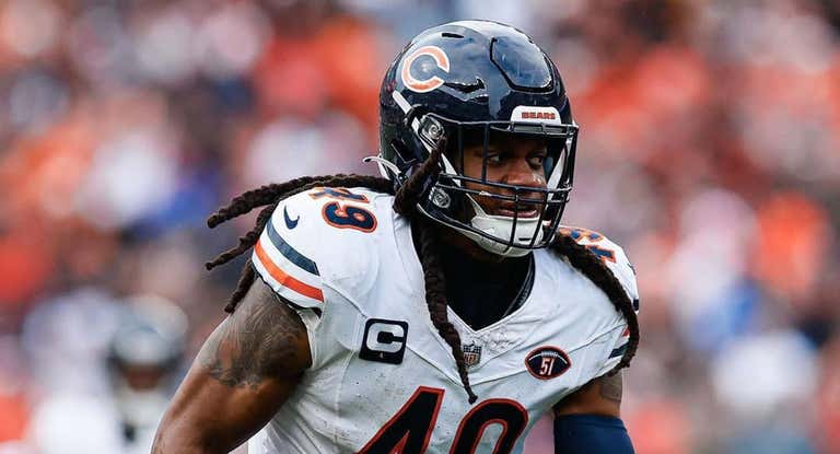 Tremaine Edmunds con los Chicago Bears.