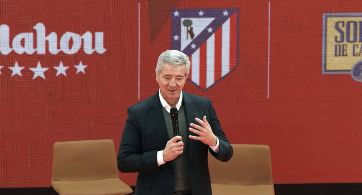 Gil Marín durante el acto de patrocinio de Mahou.