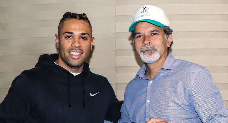 Mariano Díaz, en la concentración de República Dominicana.