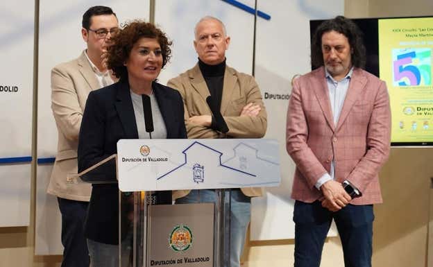 Mayte Martínez, durante un acto ejerciendo de concejal. AYUNTAMIENTO DE VALLADOLID