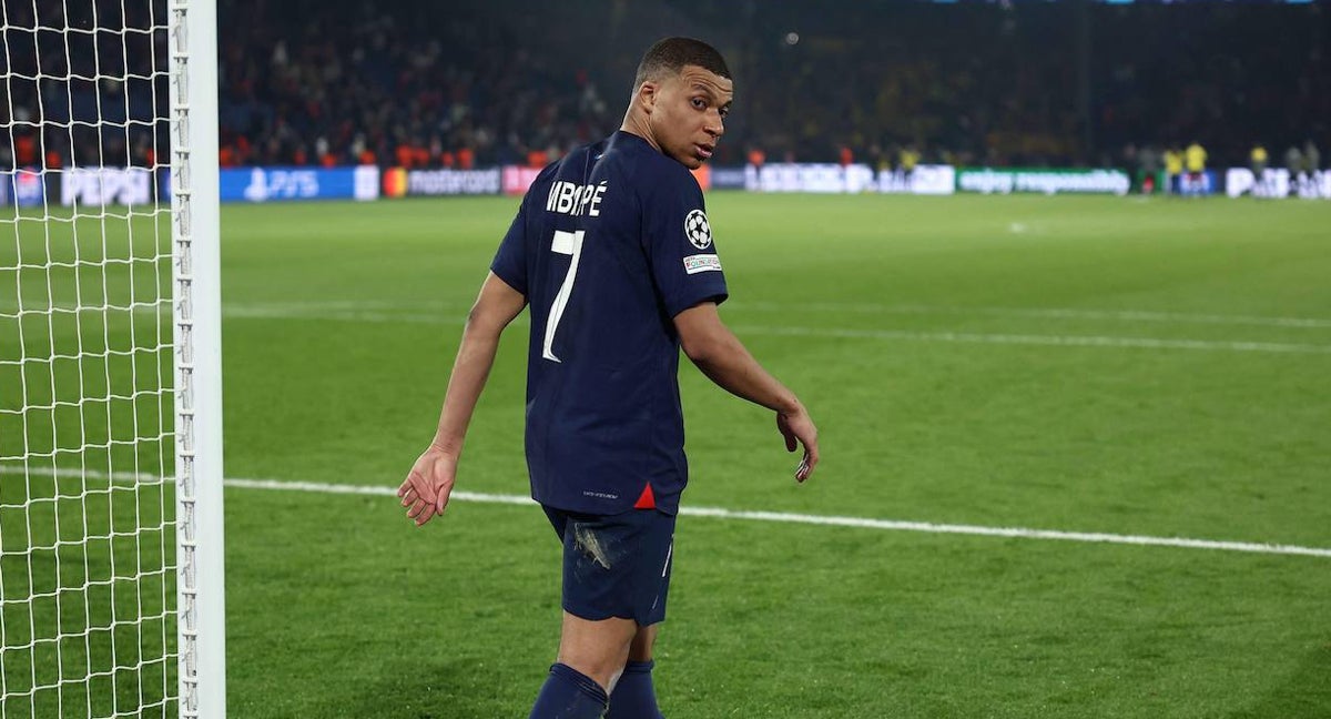 Kylian Mbappé, durante uno de sus últimos partidos con el PSG.