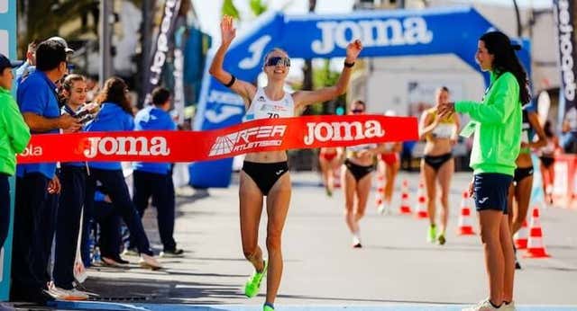 Antía Chamosa, campeona de España en 20 kilómetros marcha